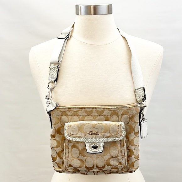 Coach Handbags - Coach tan signature C crossbody bag